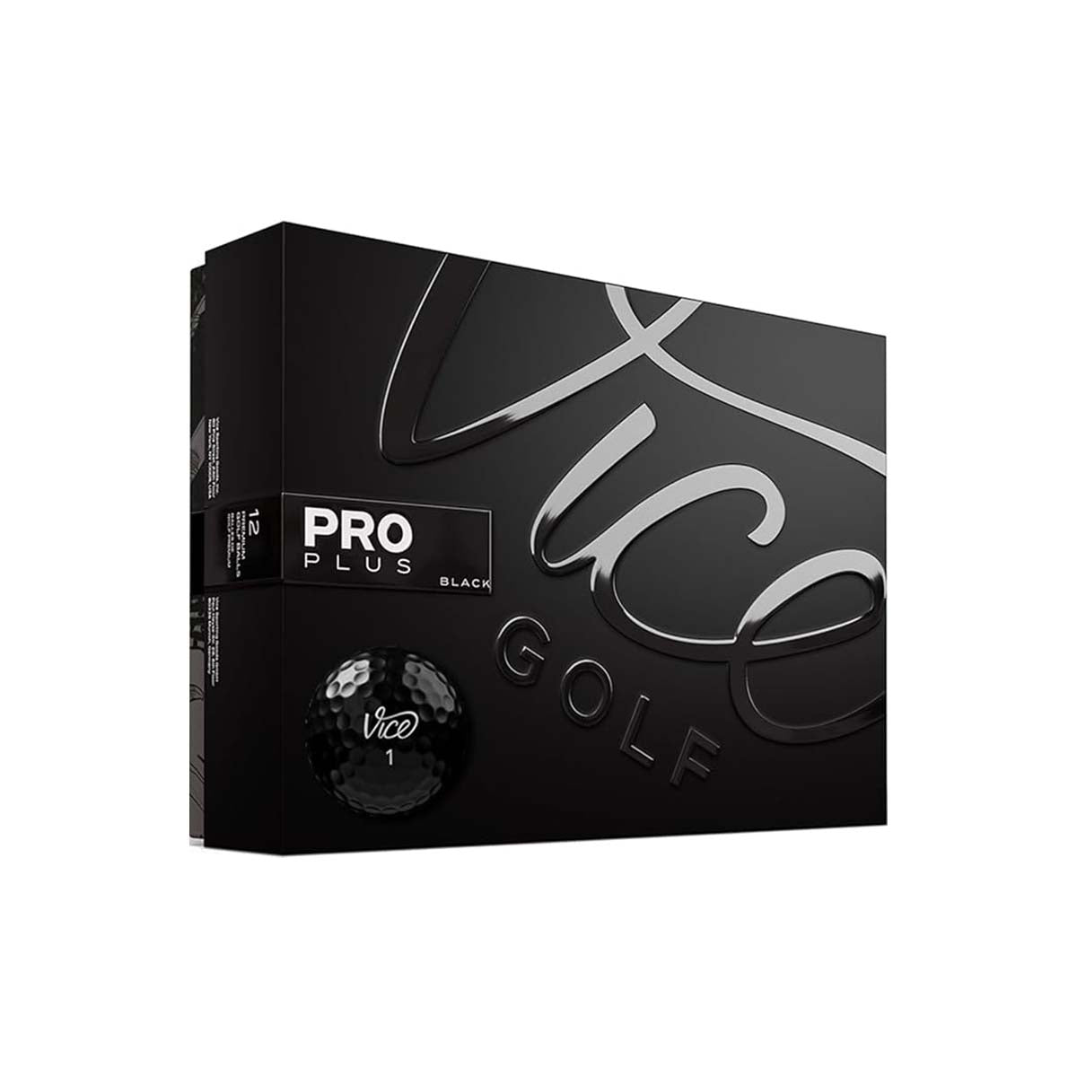 Personalized Golf Balls - VICE PRO PLUS Black Golf Balls