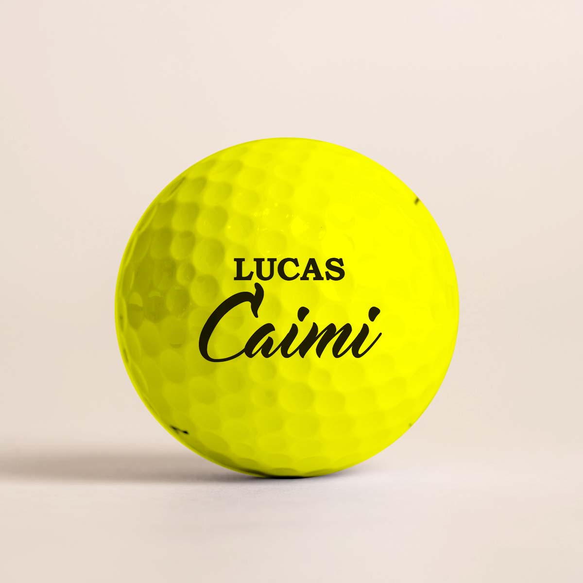 Personalized Golf Balls - Callaway Golf Supersoft Yellow Golf Balls