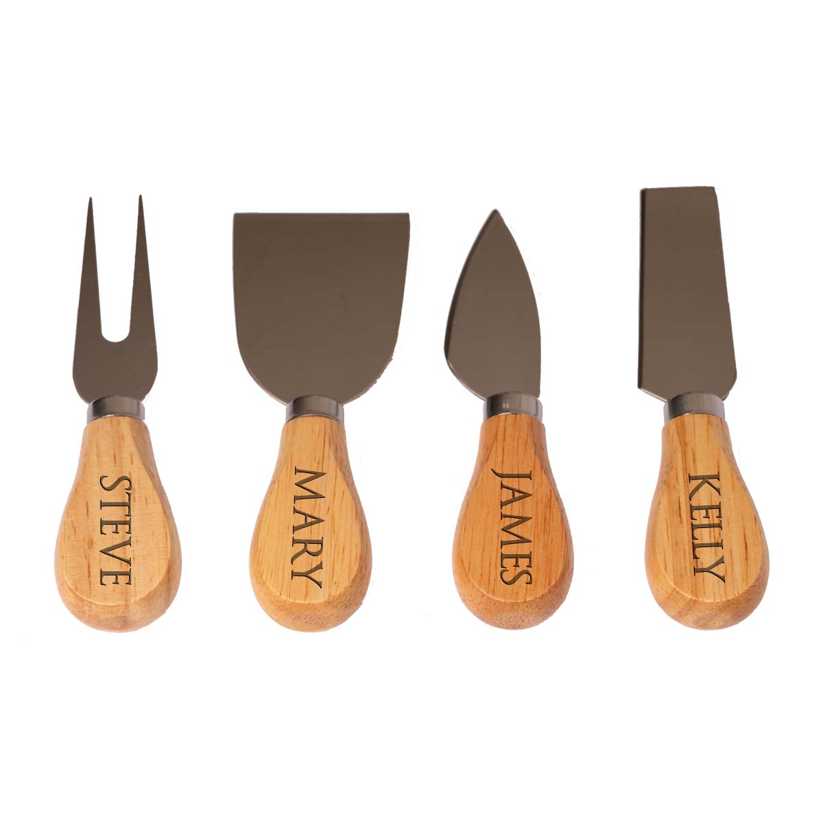 Oak Cheese Knives