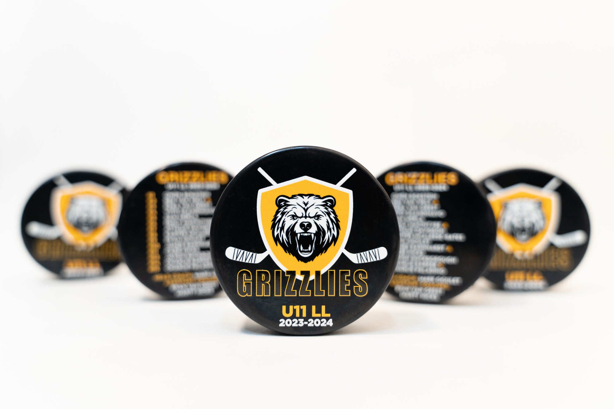 custom ice hockey pucks