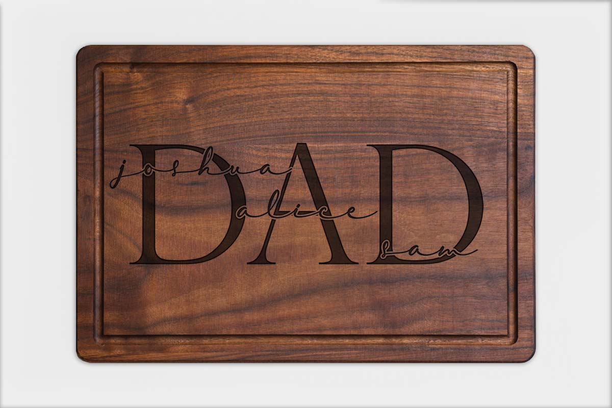 engraved wood cutting boards