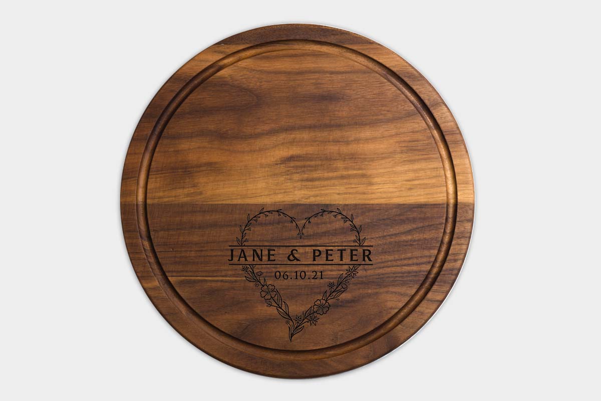 custom engraved chopping board