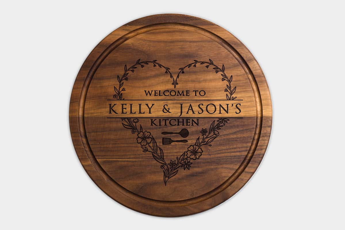 custom engraved cutting board