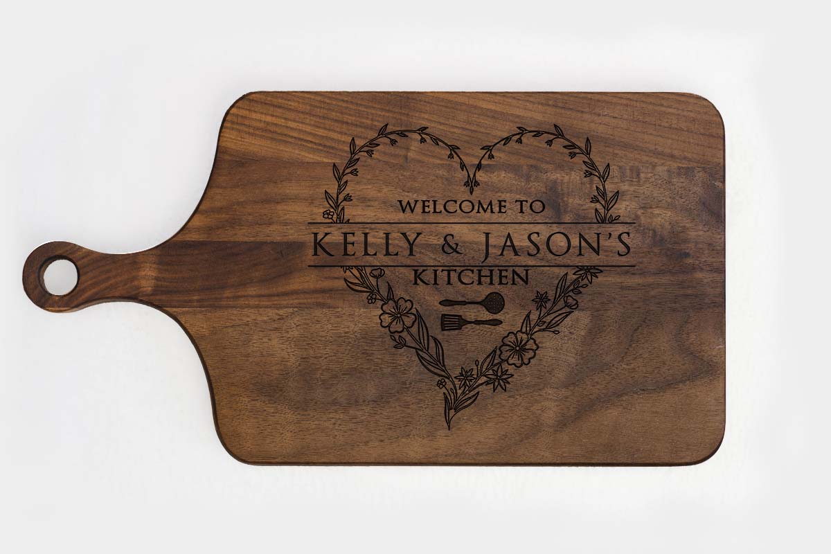 personalized wooden cutting board