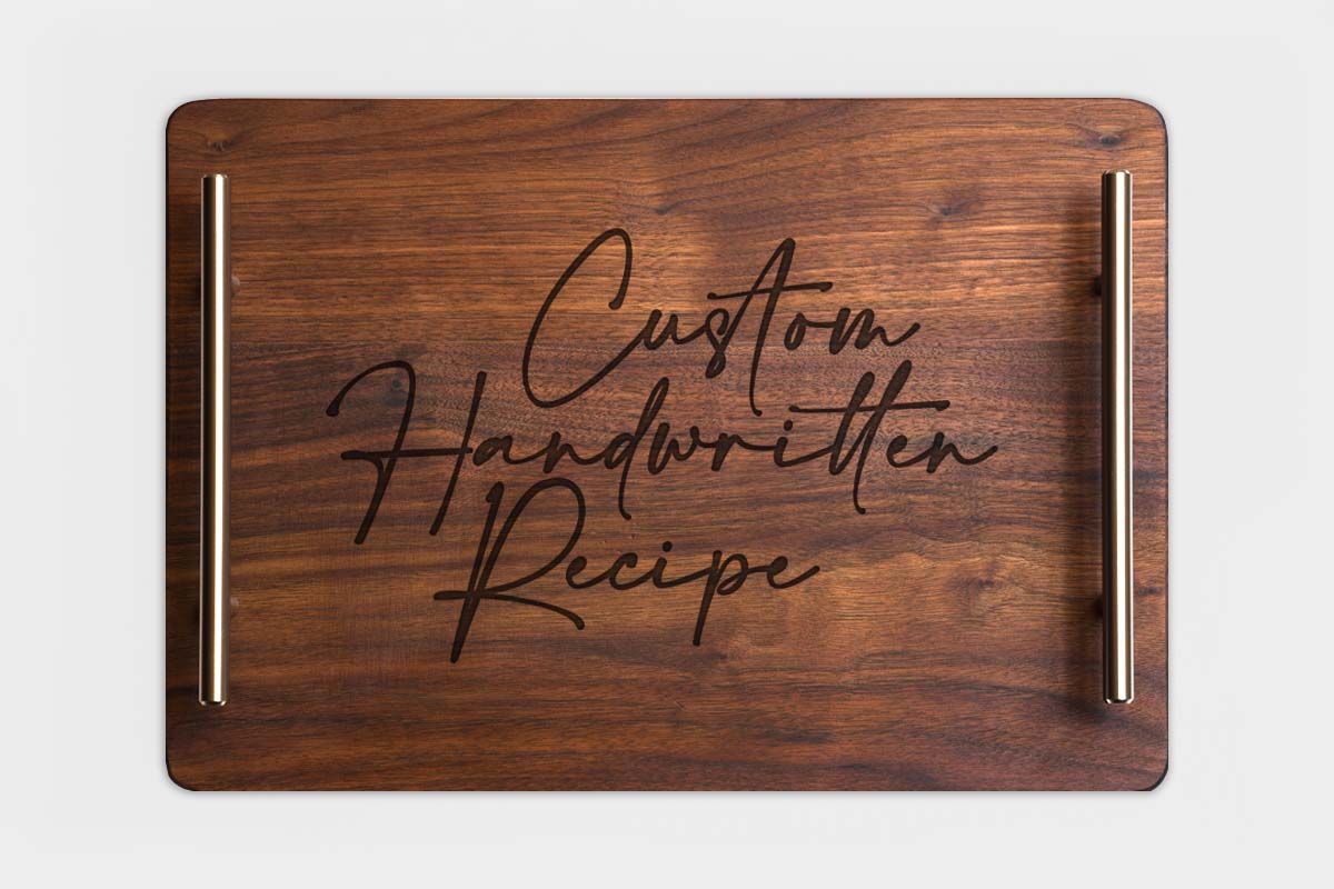 Handwritten Recipe Engraved Cutting Boards - Recipe Cutting Board