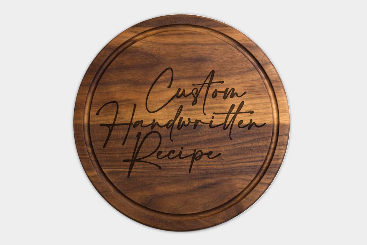 Handwritten Recipe Engraved Cutting Boards - Recipe Cutting Board